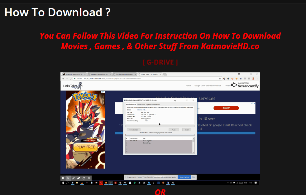 how to download movies from KatmovieHD