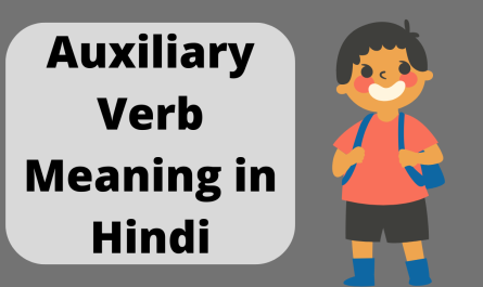 Auxiliary Verb के भेद, परिभाषा एवं उदाहरण | Auxiliary Verb in Hindi